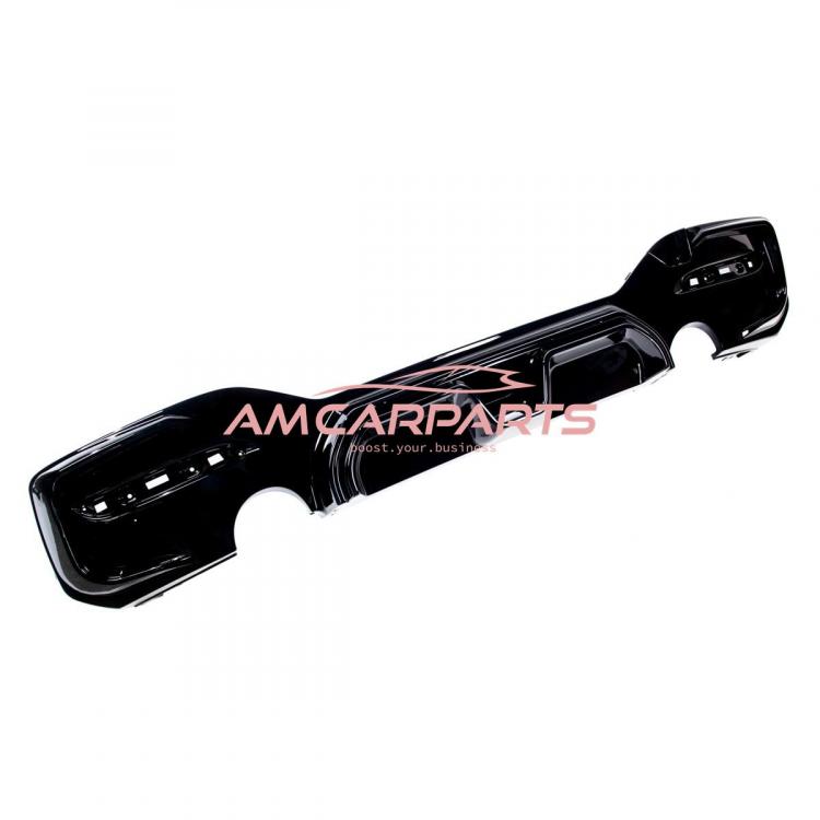 Upgrade Sport Design Heck Diffusor passend für BMW 1er F20 / F21 Facelift 15-19 Hochglanz schwarz