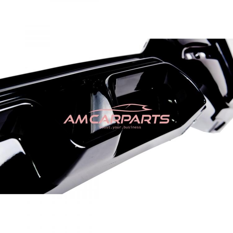 Upgrade Sport Design Heck Diffusor passend für BMW 1er F20 / F21 Facelift 15-19 Hochglanz schwarz