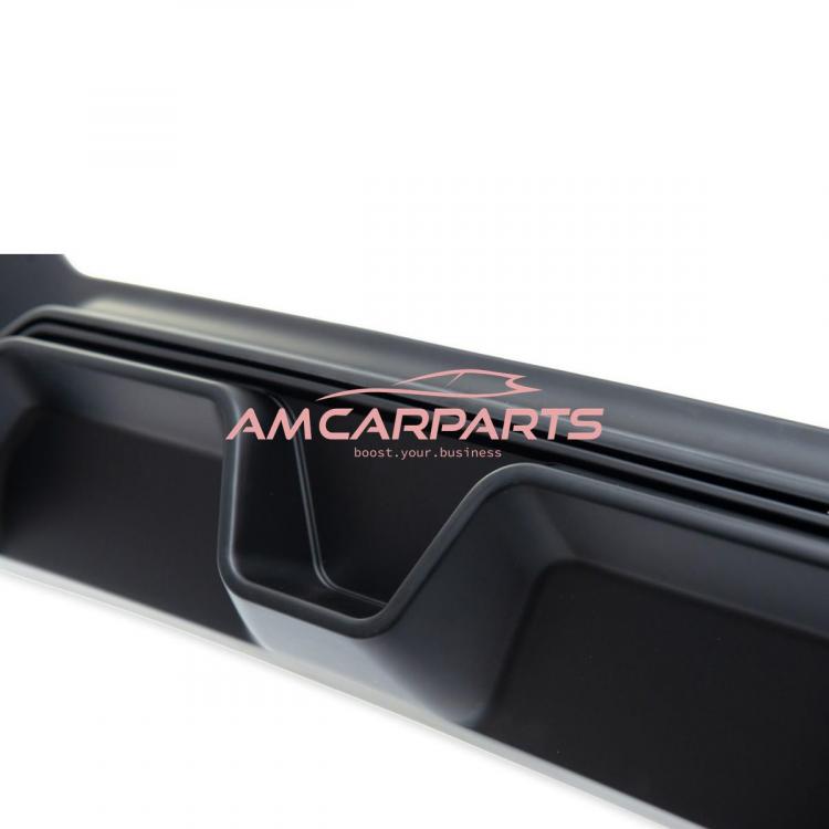 Preview: Upgrade Sport Design Heck Diffusor passend für BMW 1er F20 / F21 Facelift 15-19 Matt schwarz