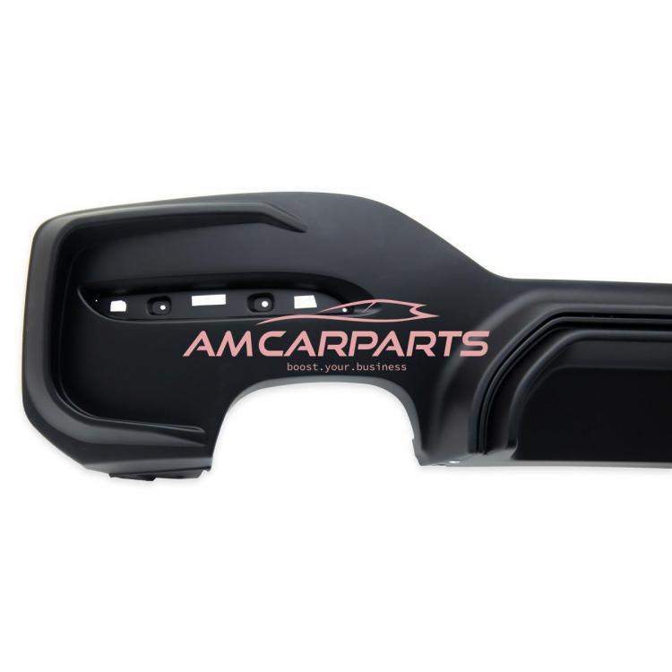 Preview: Upgrade Sport Design Heck Diffusor passend für BMW 1er F20 / F21 Facelift 15-19 Matt schwarz