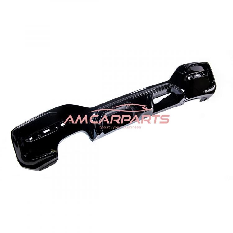 Preview: Upgrade Sport Design Heck Diffusor passend für BMW 1er F20 / F21 Facelift 15-19 Hochglanz schwarz