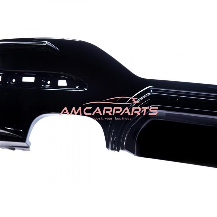 Preview: Upgrade Sport Design Heck Diffusor passend für BMW 1er F20 / F21 Facelift 15-19 Hochglanz schwarz