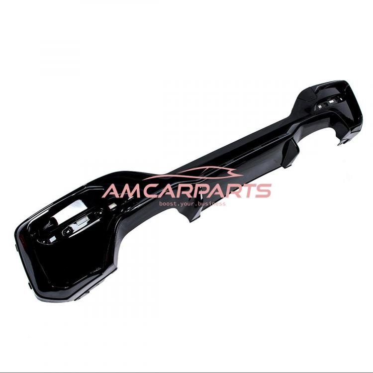 Preview: Upgrade Sport Design Heck Diffusor passend für BMW 1er F20 / F21 Facelift 15-19 Hochglanz schwarz