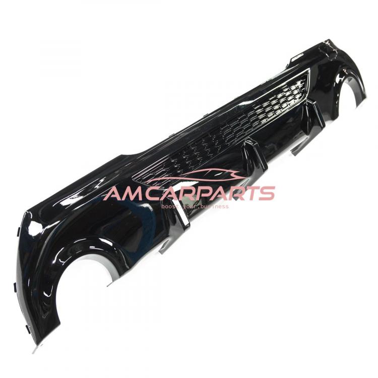 Preview: Upgrade Sport Design Heck Diffusor passend für BMW 1er F40 19+ Hochglanz schwarz