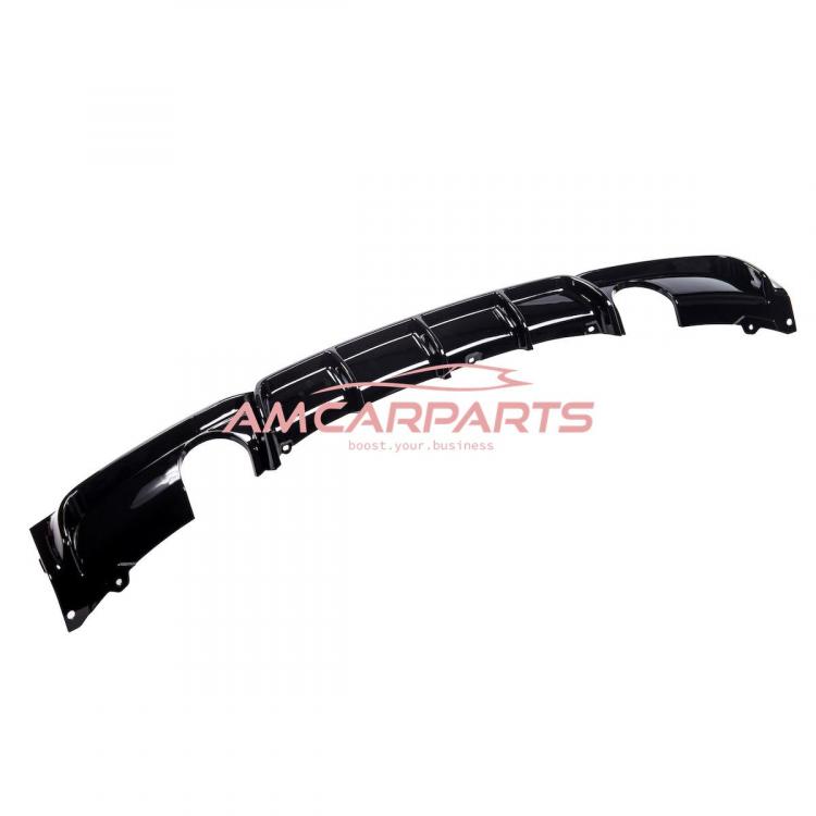 Preview: Upgrade Sport Design Heck Diffusor passend für BMW 3er F30 / F31 Limousine / Touring 11-18 Hochglanz schwarz