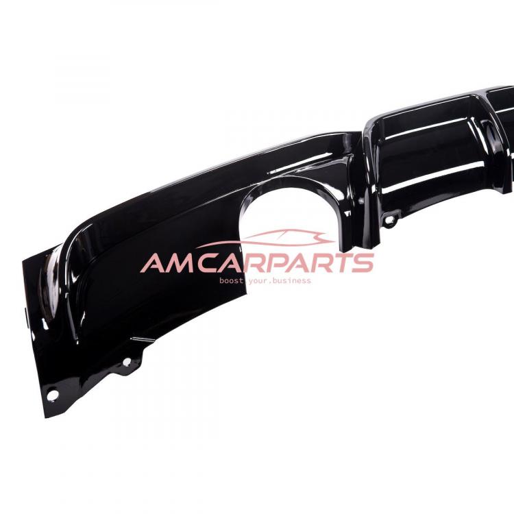 Preview: Upgrade Sport Design Heck Diffusor passend für BMW 3er F30 / F31 Limousine / Touring 11-18 Hochglanz schwarz