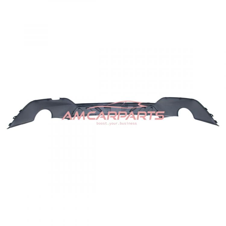 Upgrade Sport Design Heck Diffusor passend für BMW 3er G20 / G21 Vor-Facelift Limousine / Touring 18+ Hochglanz schwarz / Carbon-Optik