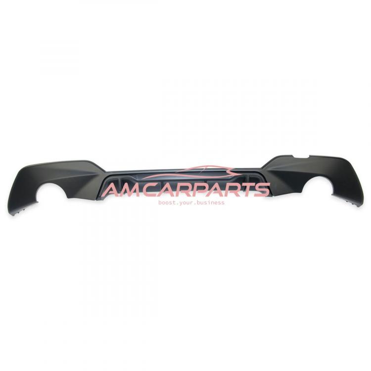 Preview: Upgrade Sport Design Heck Diffusor passend für BMW 3er G20 / G21 Vor-Facelift Limousine / Touring 18+ Matt schwarz