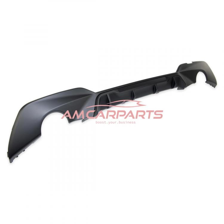 Upgrade Sport Design Heck Diffusor passend für BMW 3er G20 / G21 Vor-Facelift Limousine / Touring 18+ Matt schwarz
