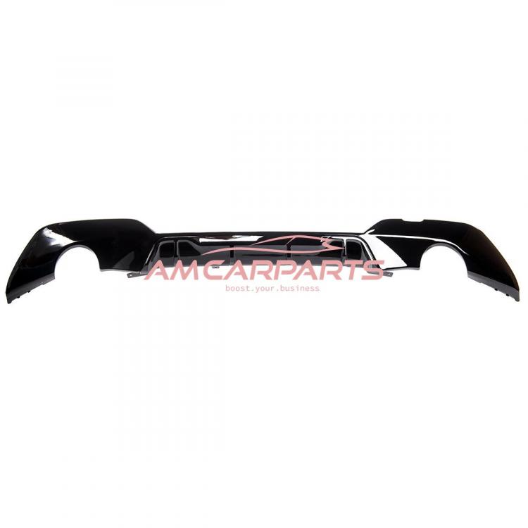 Preview: Upgrade Sport Design Heck Diffusor passend für BMW 3er G20 / G21 Vor-Facelift Limousine / Touring 18+ Hochglanz schwarz