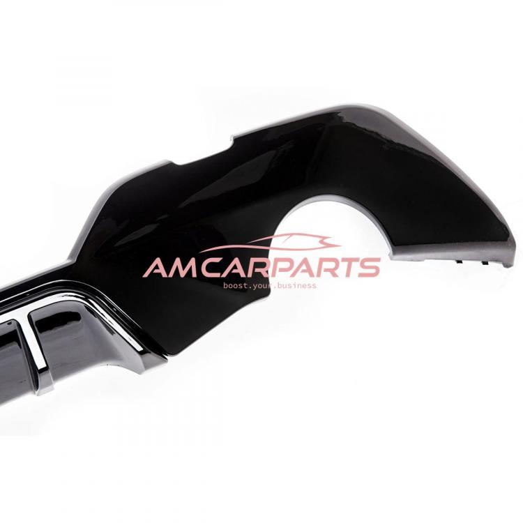 Preview: Upgrade Sport Design Heck Diffusor passend für BMW 3er G20 / G21 Vor-Facelift Limousine / Touring 18+ Hochglanz schwarz