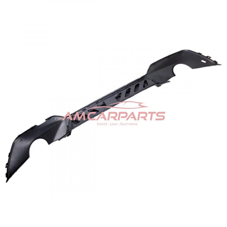 Upgrade Sport Design Heck Diffusor passend für BMW 3er G20 / G21 Vor-Facelift Limousine / Touring 18+ Hochglanz schwarz / Carbon-Optik