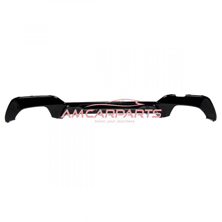 Preview: Upgrade Sport Design Heck Diffusor passend für BMW 3er G20 / G21 Vor-Facelift Limousine / Touring 18+ Hochglanz schwarz