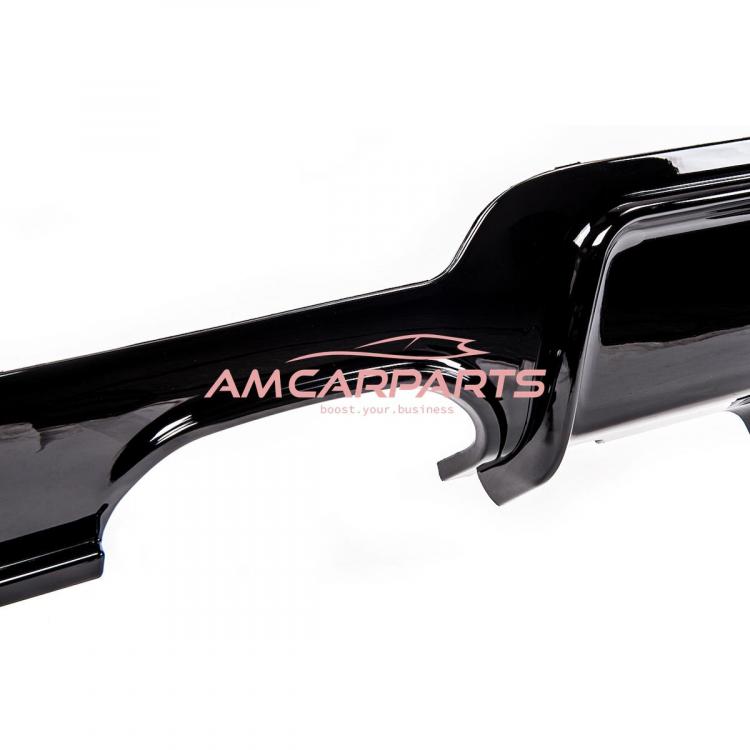 Preview: Upgrade Sport Design Heck Diffusor passend für BMW 4er F32 / F33 / F36 Coupe / Cabrio 13-20 Hochglanz schwarz