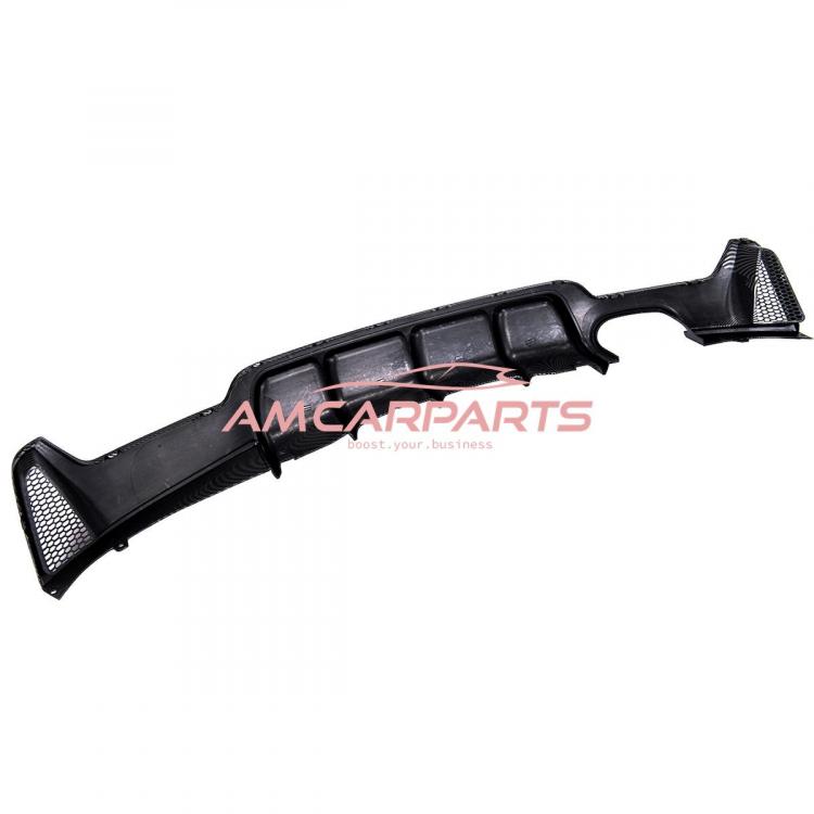 Upgrade Sport Design Heck Diffusor passend für BMW 4er F32 / F33 / F36 Coupe / Cabrio 13+ Carbon-Optik