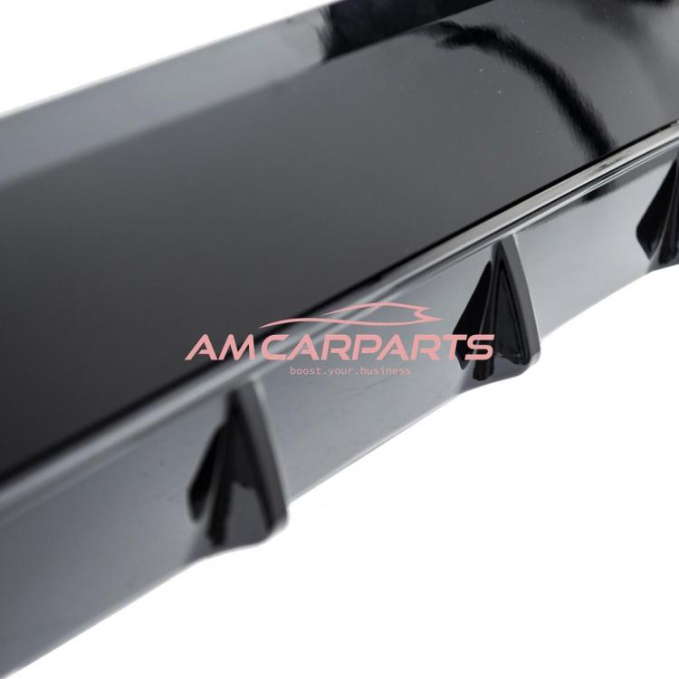 Upgrade Sport Design Heck Diffusor passend für BMW 4er G22 / G23 / G83 Coupe / Cabrio 20+ Hochglanz schwarz