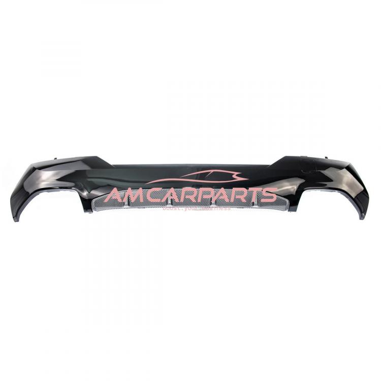 Preview: Upgrade Sport Design Heck Diffusor passend für BMW 4er G22 / G23 / G83 Coupe / Cabrio 20+ Carbon-Optik / Hochglanz schwarz
