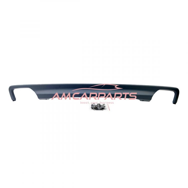 Preview: Upgrade Sport Design Heck Diffusor passend für BMW 5er F10 / F11 Limousine / Touring 09-16 Matt schwarz