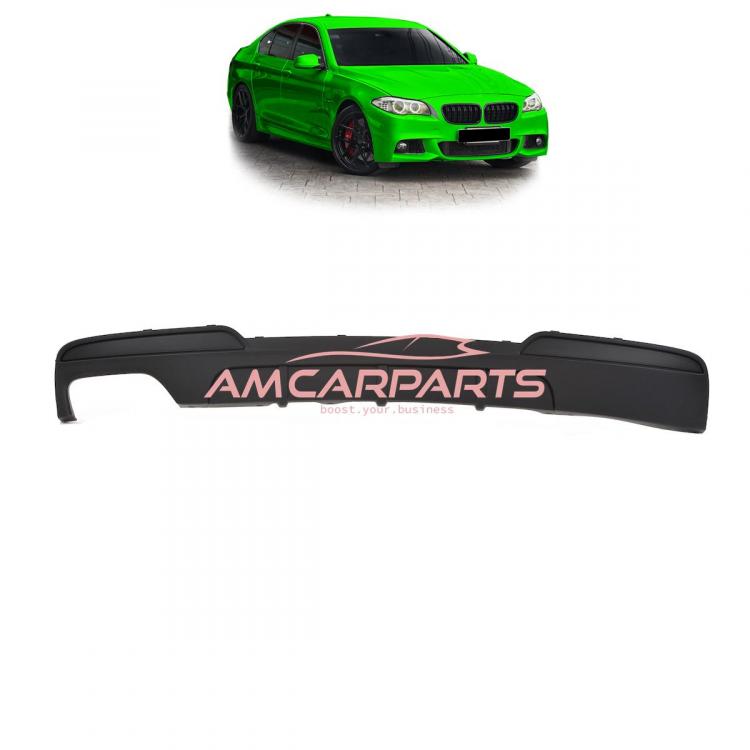 Upgrade Sport Design Heck Diffusor passend für BMW 5er F10 / F11 Limousine / Touring 09-16 Matt schwarz