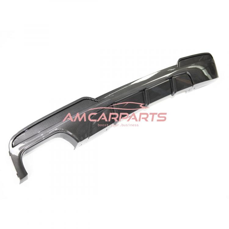 Preview: Upgrade Sport Design Heck Diffusor passend für BMW 5er F10 / F11 Limousine / Touring 09-16 Carbon-Optik