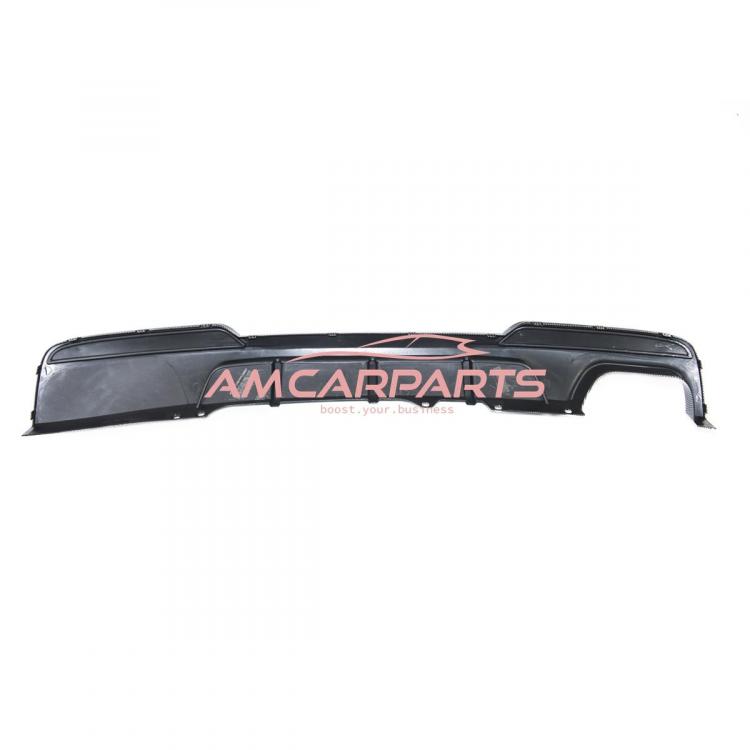 Upgrade Sport Design Heck Diffusor passend für BMW 5er F10 / F11 Limousine / Touring 09-16 Carbon-Optik