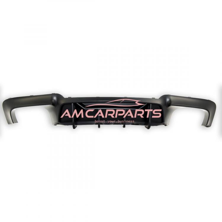Preview: Upgrade Sport Design Heck Diffusor passend für BMW 5er F10 / F11 Limousine / Touring 09-16 Matt schwarz