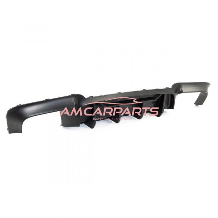 Preview: Upgrade Sport Design Heck Diffusor passend für BMW 5er F10 / F11 Limousine / Touring 09-16 Matt schwarz