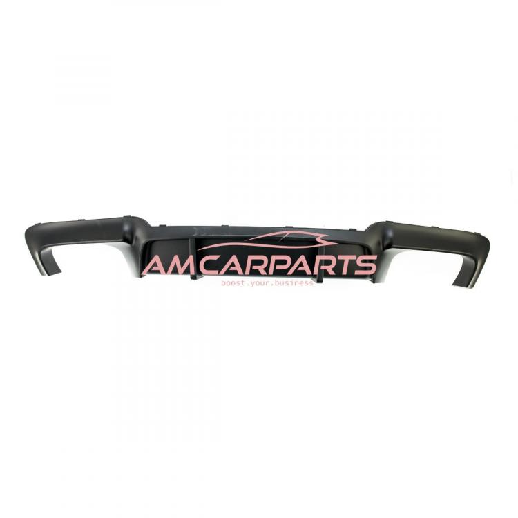 Upgrade Sport Design Heck Diffusor passend für BMW 5er F10 / F11 Limousine / Touring 09-16 Matt schwarz