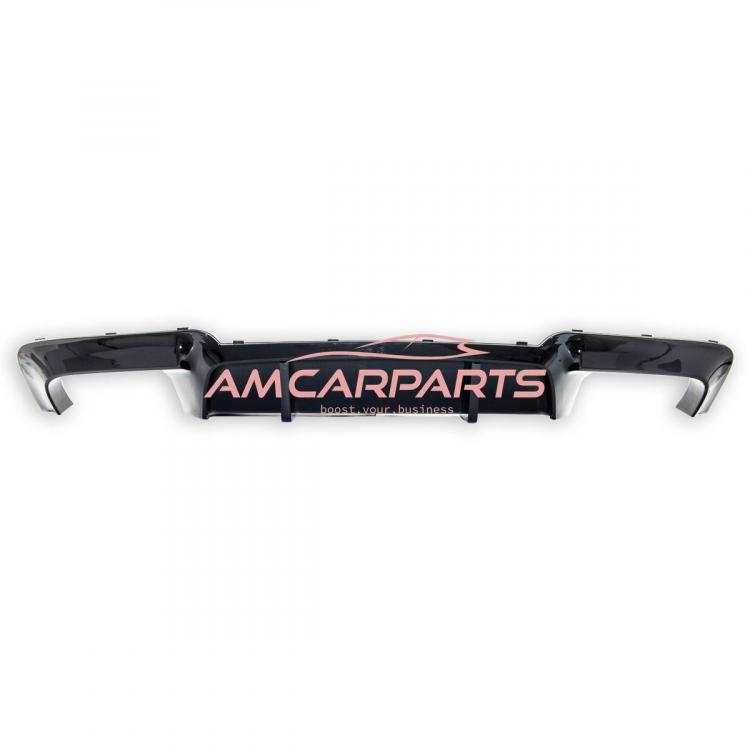Preview: Upgrade Sport Design Heck Diffusor passend für BMW 5er F10 / F11 Limousine / Touring 09-16 Hochglanz schwarz