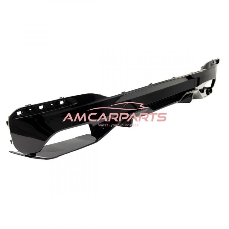 Preview: Upgrade Sport Design Heck Diffusor passend für BMW 5er G30 / G31 Limousine / Touring 16-23 Hochglanz schwarz
