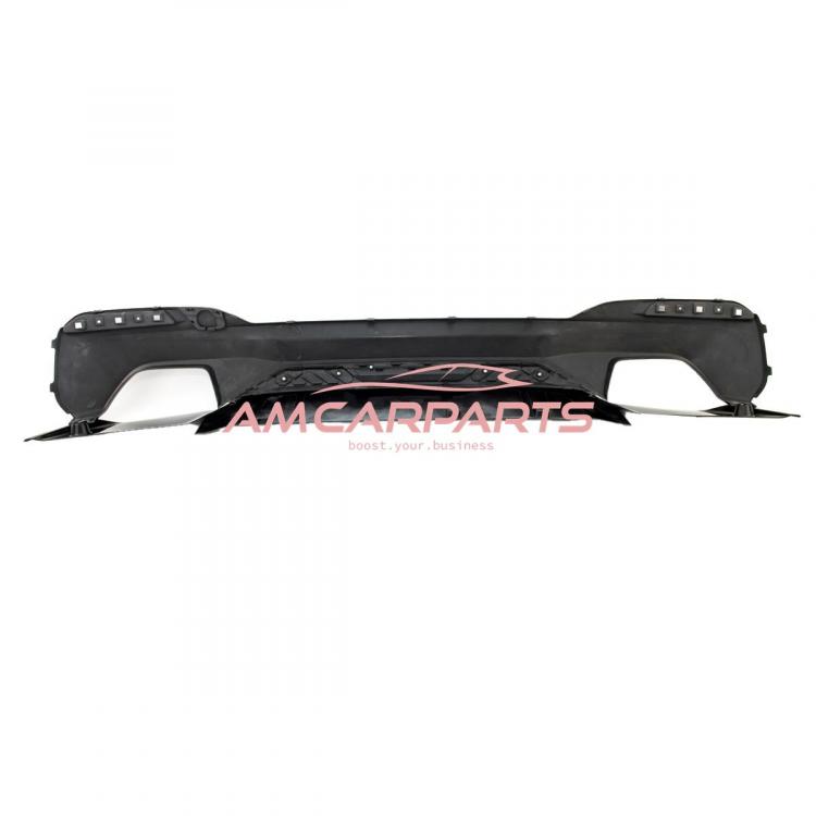 Upgrade Sport Design Heck Diffusor passend für BMW 5er G30 / G31 Limousine / Touring 16-23 Hochglanz schwarz