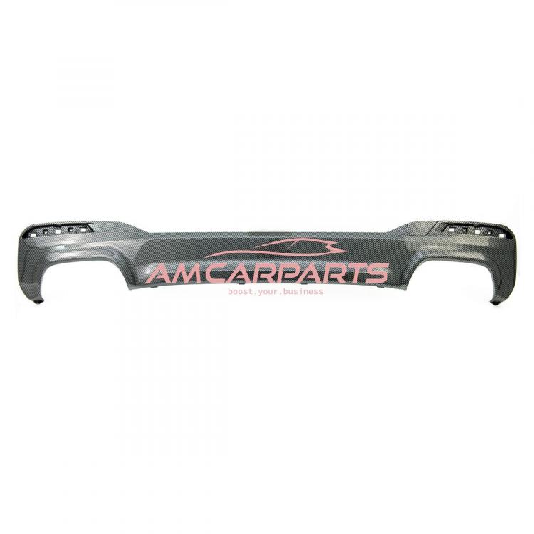 Preview: Upgrade Sport Design Heck Diffusor passend für BMW 5er G30 / G31 Limousine / Touring Vor-Facelift 16-20 Carbon-Optik
