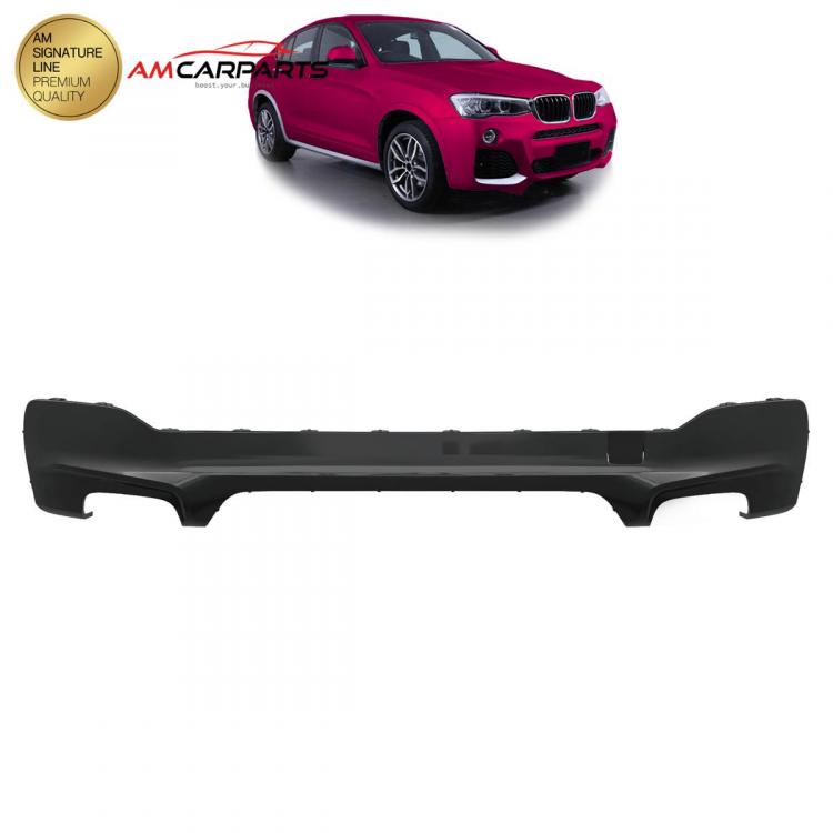 Upgrade Sport Design Heck Diffusor passend für BMW X4 F26 14-18 Hochglanz schwarz