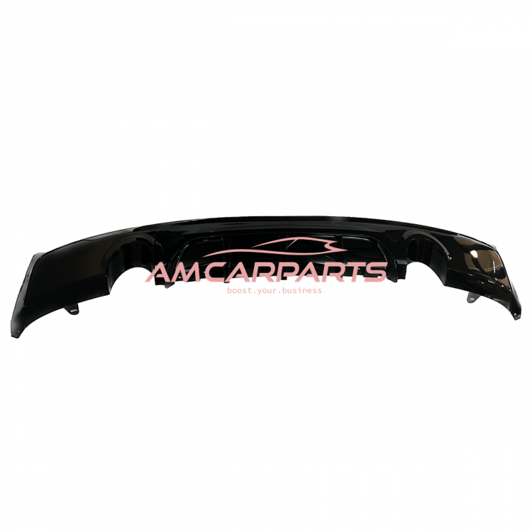 Upgrade Sport Design Heck Diffusor passend für BMW 2er F22 / F23 Coupe / Cabrio 14-21 Hochglanz schwarz
