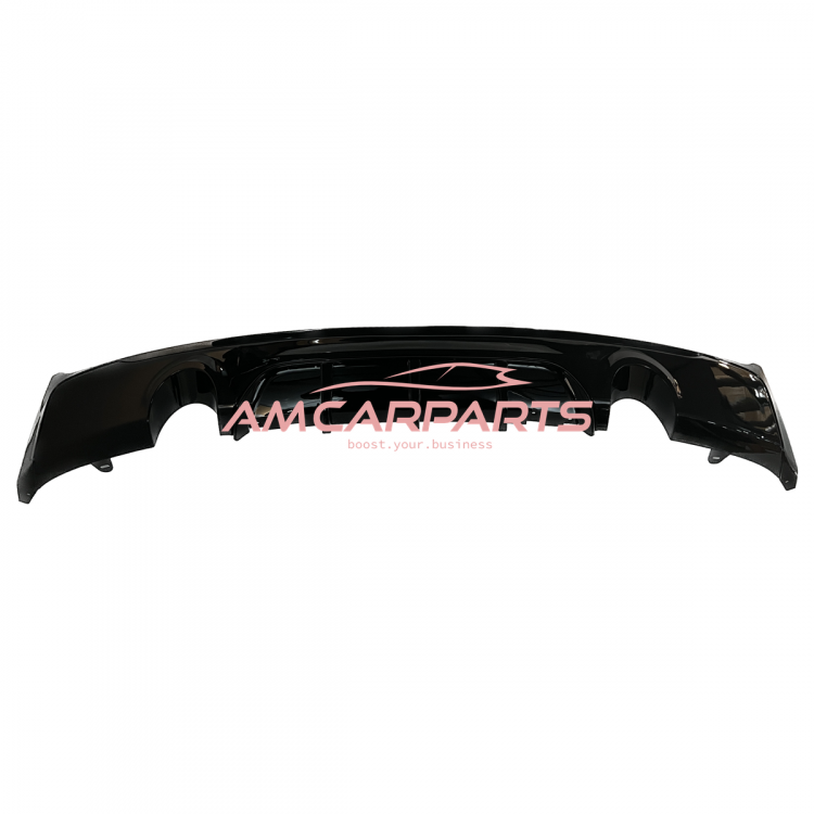 Upgrade Sport Design Heck Diffusor passend für BMW 2er F22 / F23 Coupe / Cabrio 14-21 Hochglanz schwarz