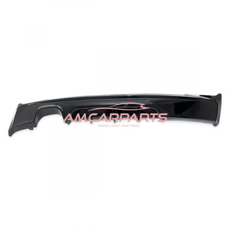 Upgrade Sport Design Heck Diffusor passend für BMW 2er F22 / F23 Coupe / Cabrio 14-21 Hochglanz schwarz