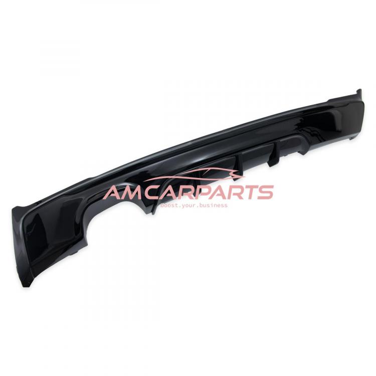 Upgrade Sport Design Heck Diffusor passend für BMW 2er F22 / F23 Coupe / Cabrio 14-21 Hochglanz schwarz