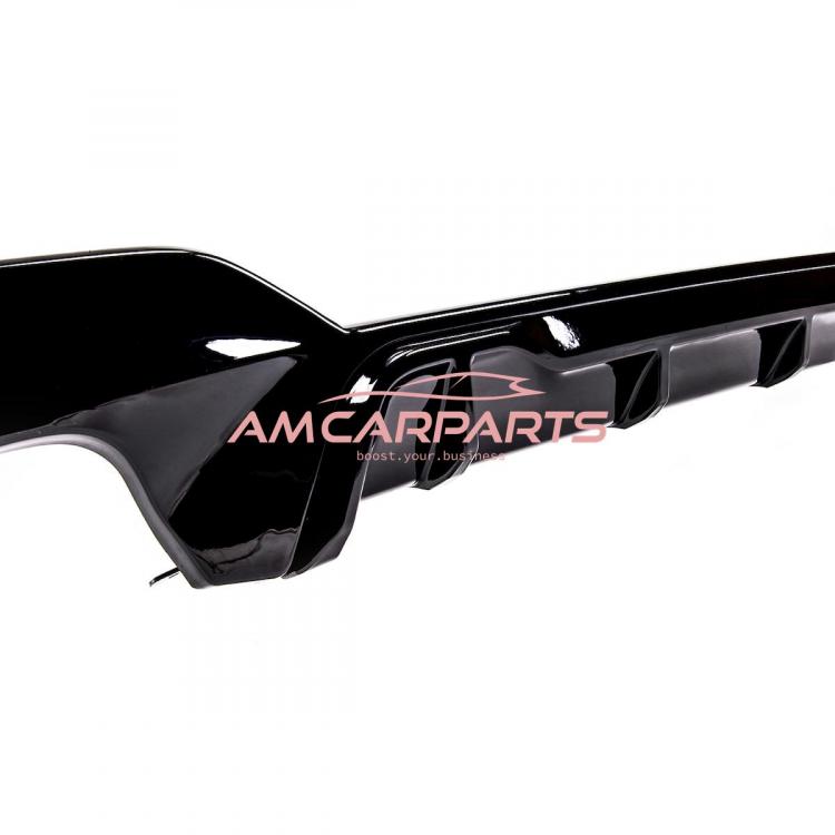 Preview: Upgrade Sport Design Heck Diffusor passend für BMW 3er G20 / G21 Limousine / Touring 18+ Hochglanz schwarz