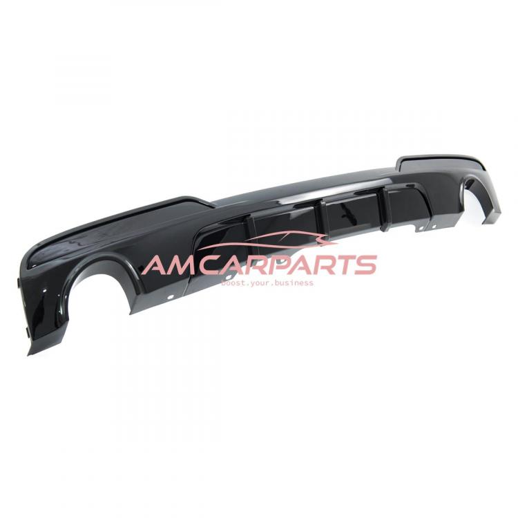 Preview: Upgrade Sport Design Heck Diffusor passend für BMW 5er F10 / F11 Limousine / Touring 09-16 Hochglanz schwarz