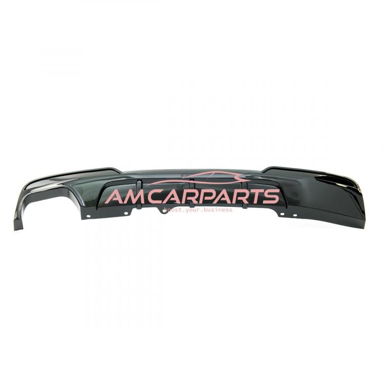 Upgrade Sport Design Heck Diffusor passend für BMW 5er F10 / F11 Limousine / Touring 09-16 Hochglanz schwarz