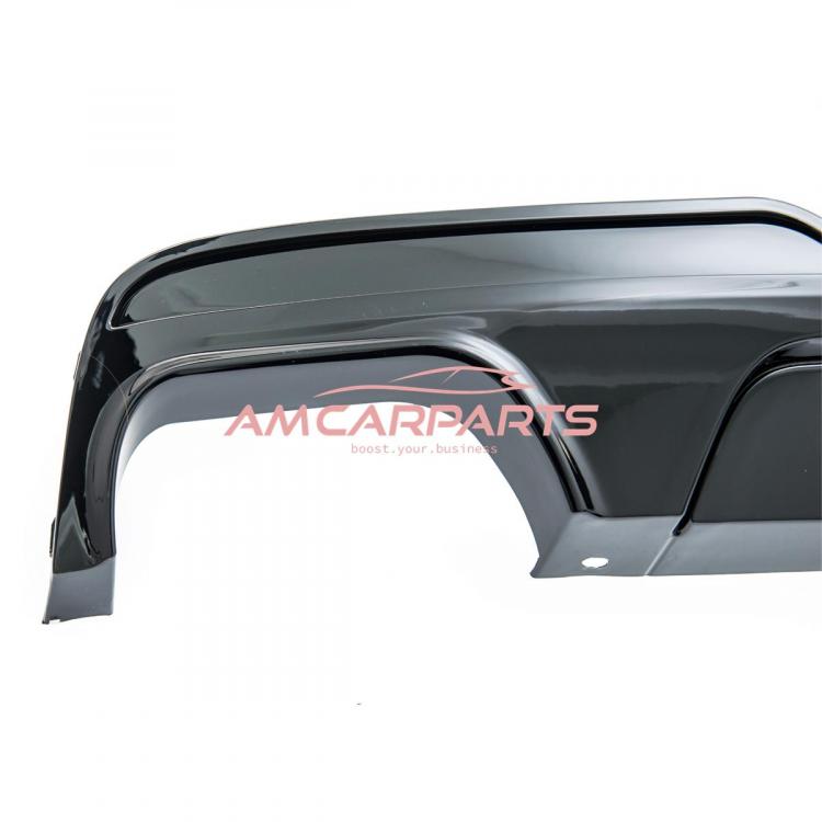 Preview: Upgrade Sport Design Heck Diffusor passend für BMW 5er F10 / F11 Limousine / Touring 09-16 Hochglanz schwarz
