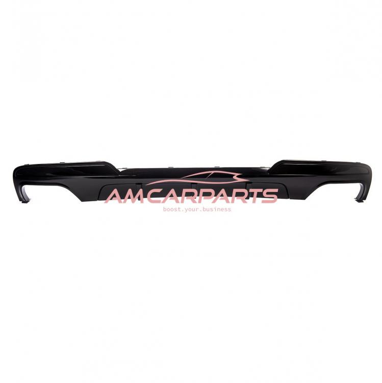 Preview: Upgrade Sport Design Heck Diffusor passend für BMW 5er F10 / F11 Limousine / Touring 09-16 Hochglanz schwarz