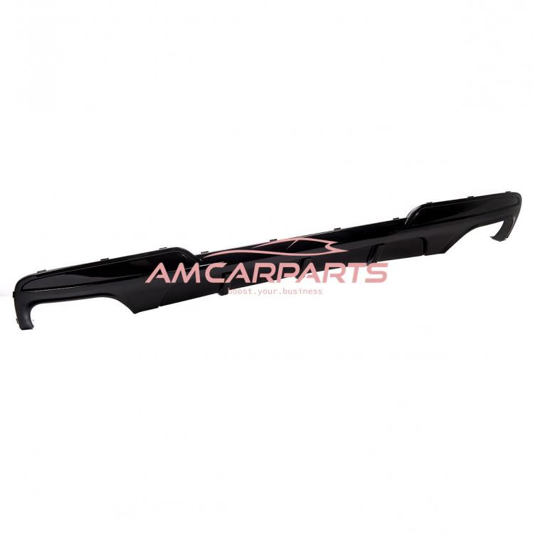 Preview: Upgrade Sport Design Heck Diffusor passend für BMW 5er F10 / F11 Limousine / Touring 09-16 Hochglanz schwarz