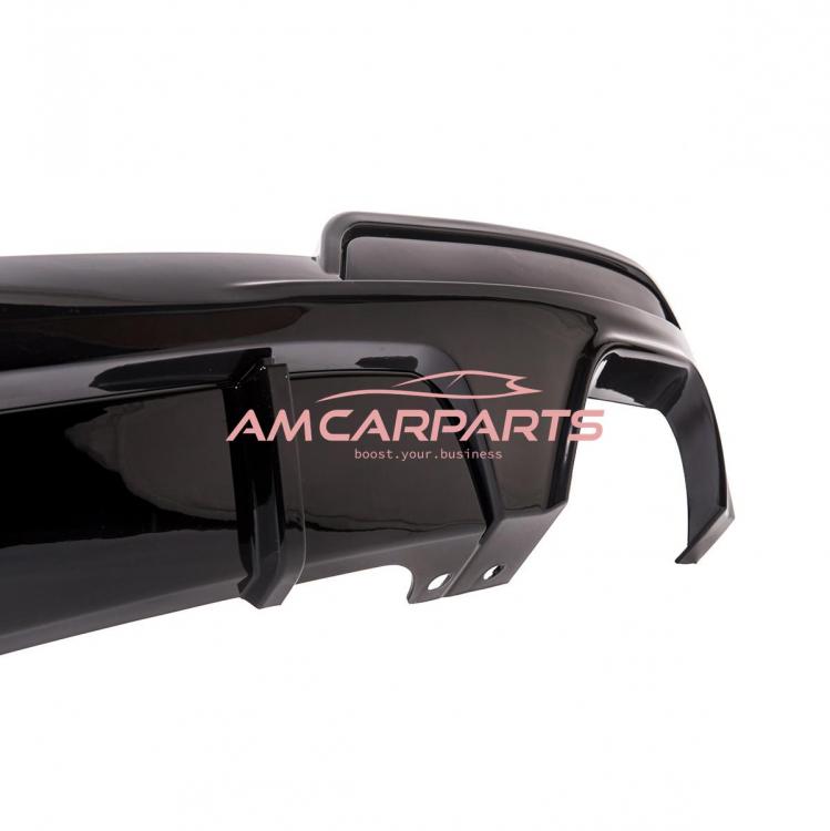 Preview: Upgrade Sport Design Heck Diffusor passend für BMW 5er F10 / F11 Limousine / Touring 09-16 Hochglanz schwarz