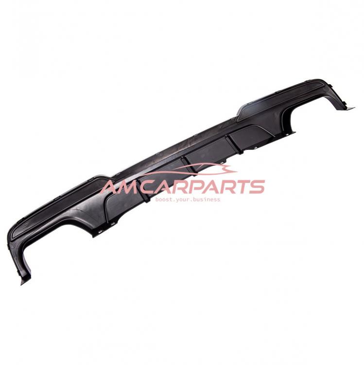 Upgrade Sport Design Heck Diffusor passend für BMW 5er F10 / F11 Limousine / Touring 09-16 Hochglanz schwarz