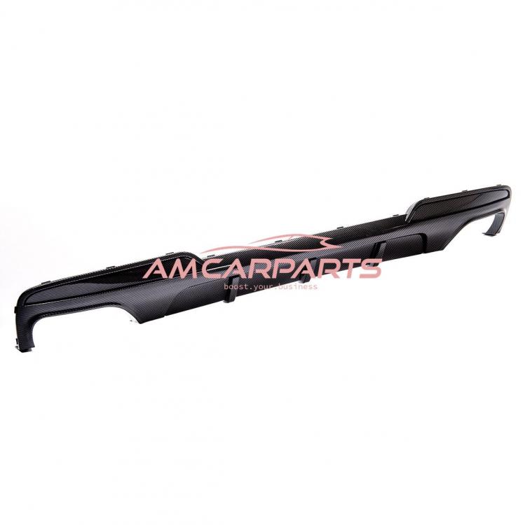 Preview: Upgrade Sport Design Heck Diffusor passend für BMW 5er F10 / F11 Limousine / Touring 09-16 Carbon-Optik