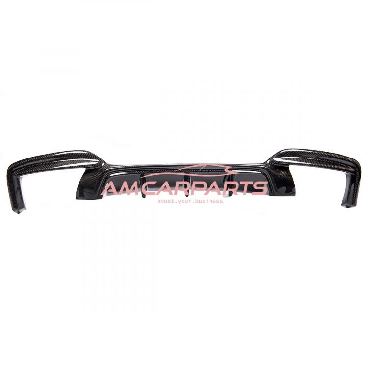 Preview: Upgrade Sport Design Heck Diffusor passend für BMW 6er F12 / F13 / F06 Cabrio / Coupe / Gran Coupe 11-18 Echt-Carbon
