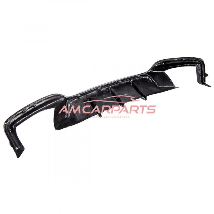 Upgrade Sport Design Heck Diffusor passend für BMW 6er F12 / F13 / F06 Cabrio / Coupe / Gran Coupe 11-18 Echt-Carbon