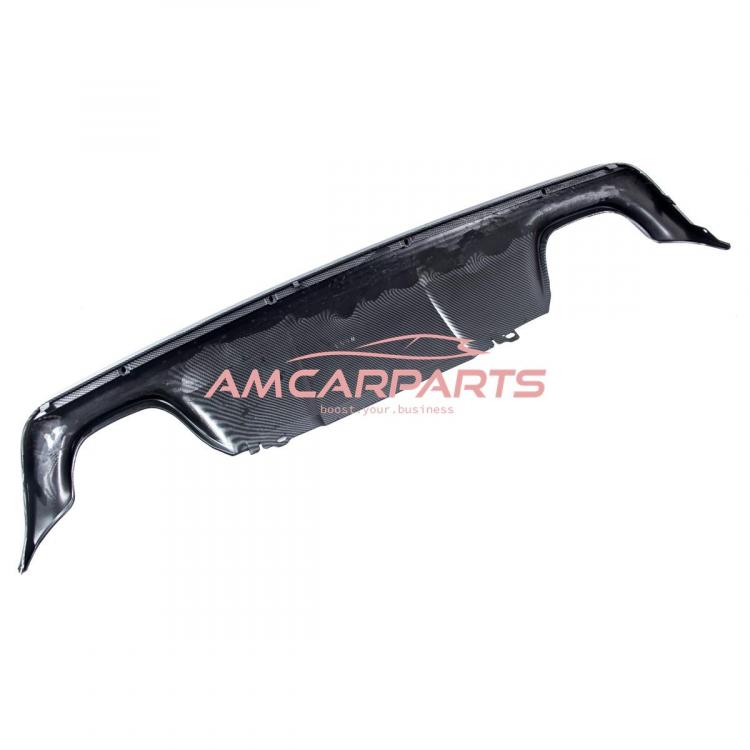 Upgrade Sport Design Heck Diffusor passend für BMW 5er E60 / E61 Limousine / Touring 01-10 Carbon-Optik