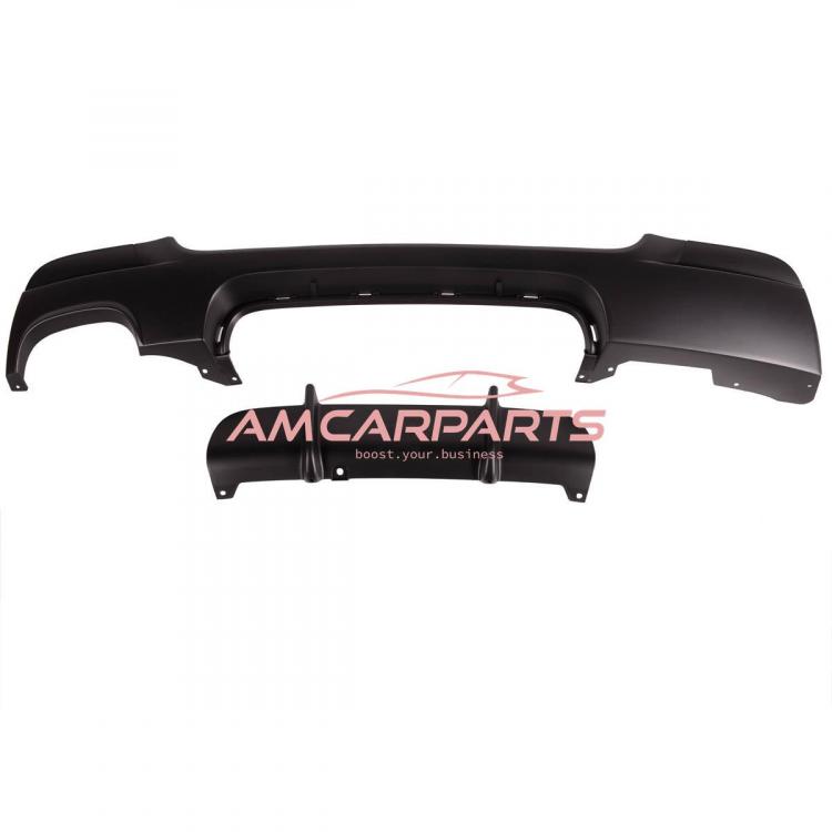 Preview: Upgrade Sport Design Heck Diffusor passend für BMW 3er E92 / E93 Coupe / Cabrio 06-13 Matt schwarz